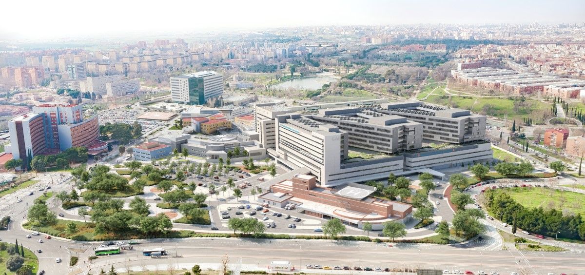 Vista general del Hospital 12 de Octubre. (Foto. Hospital Universitario 12 de Octubre)