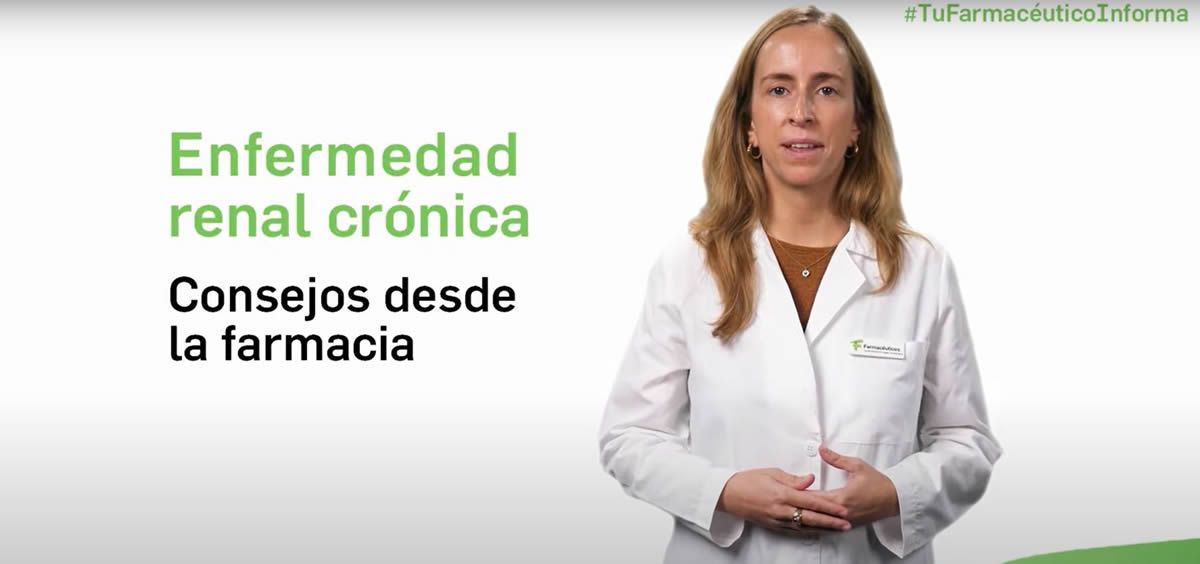 La farmacéutica Irene Suárez ofrece recomendaciones para prevenir la enfermedad renal crónica