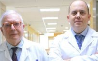 Los doctores Sanitago Zubicoa y Pablo Gallo (Foto. Hospital Ruber Internacional)