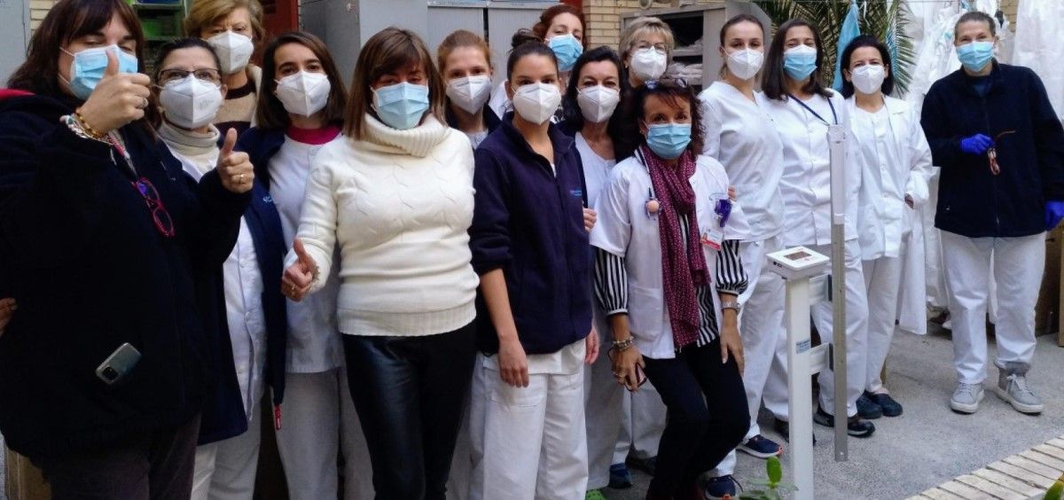 Profesionales del Centro de Salud Comillas. (Foto. Comunidad de Madrid)