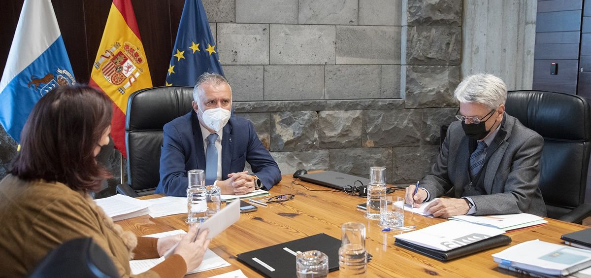 Reunión del Consejo de Gobierno. (Foto. Gobierno de Canarias)