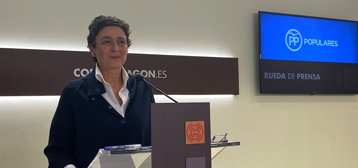 La portavoz de Sanidad del PP en las Cortes de Aragón, Ana Marín (Foto: PP)