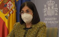 Carolina Darias, ministra de Sanidad, en Consejo Interterritorial del SNS (Foto. Ministerio de Sanidad)