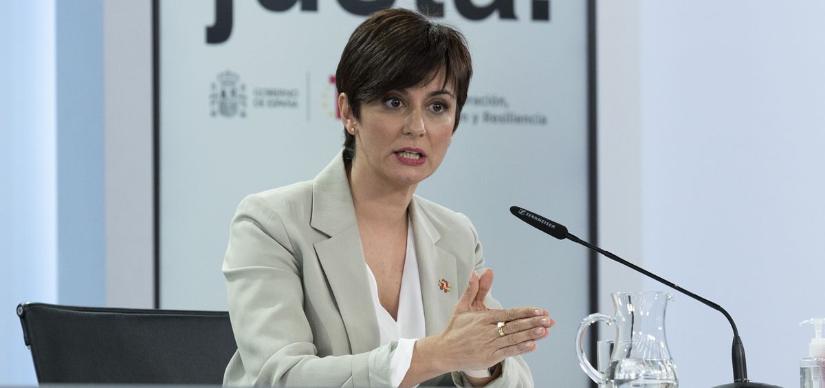 La portavoz del Gobierno, Isabel Rodríguez (Foto: Pool Moncloa)