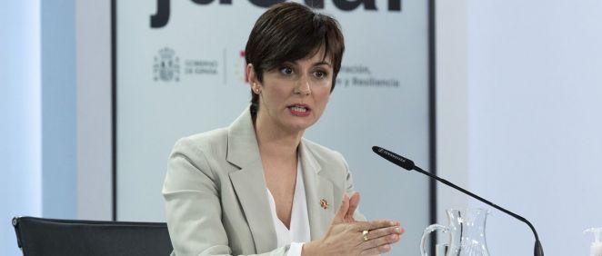 La portavoz del Gobierno, Isabel Rodríguez (Foto: Pool Moncloa)