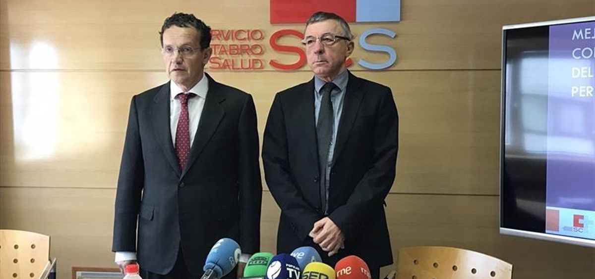 Julián Pérez Gil y Francisco Javier González, ex altos cargos del SCS (Foto: EP)