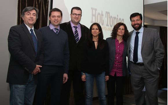 Asistentes a la Reunión Hot Topics en Neonatología, en Madrid