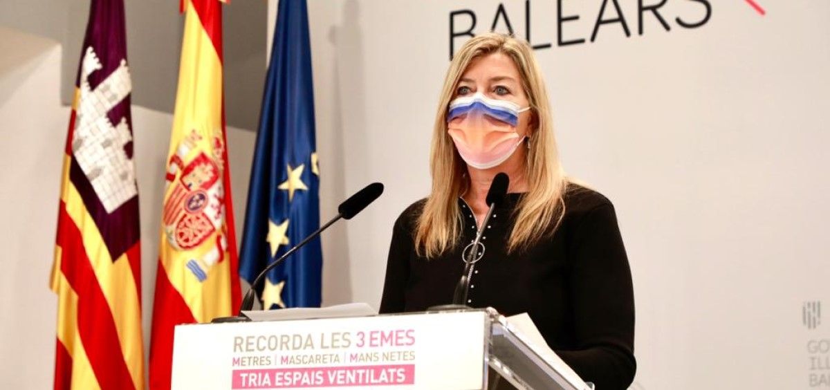 La Consejera de Salud de Baleares, Patricia Gómez. (Foto. Gobierno de Baleares)