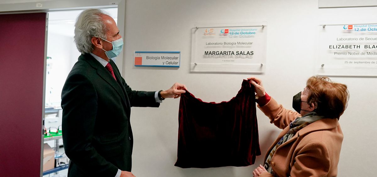 Enrique Ruíz Escudero asiste al Hospital 12 de Octubre por el Día de la Mujer en Ciencia (Foto. Comunidad de Madrid)