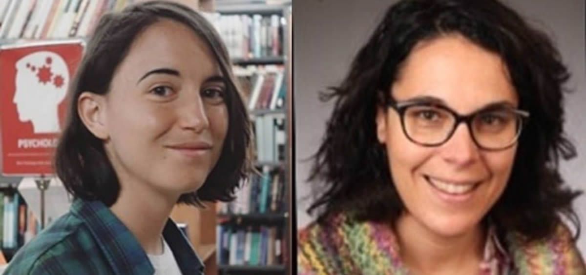 La investigadora postdoctoral María Suñol y la profesora Marina López Solà. (Foto. Universidad de Barcelona)