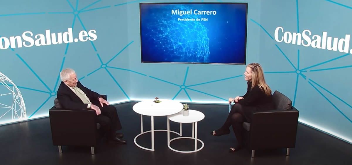 Entrevista en el plató de ConSalud TV a Miguel Carrero, presidente de PSN