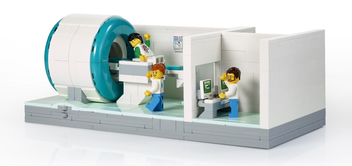 Sets de Escáneres de Imagen de Resonancia Magnética de Lego. (Foto. Fundación Lego)