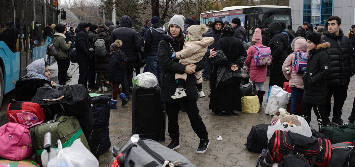 Refugiados ucranianos en Moldavia (Foto. ECDC)