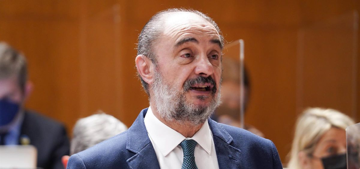 El presidente del Gobierno de Aragón, Javier Lambán (Foto. Gobierno de Aragón)