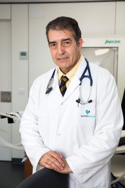 Dr. Carlos José Álvarez, jefe de Servicio de Neumología del complejo hospitalario Ruber Juan Bravo (Foto. Ruber Juan Bravo)