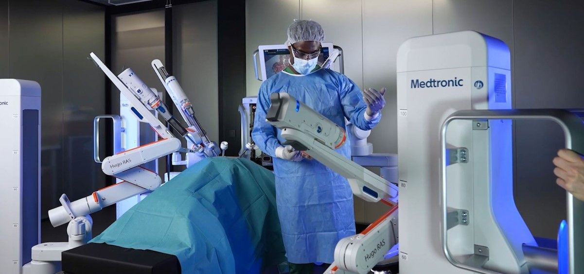 Robot Hugo de Medtronic. (Foto. Medtronic)