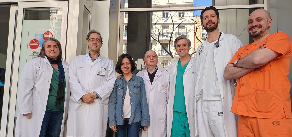 Grupo de investigadores (cardiólogos e inmunólogos) involucrados (Foto. Hospital de La Princesa)