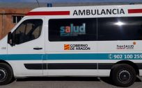 Ambulancia del Servicio Aragonés de Salud. (Foto. UGT Aragón)