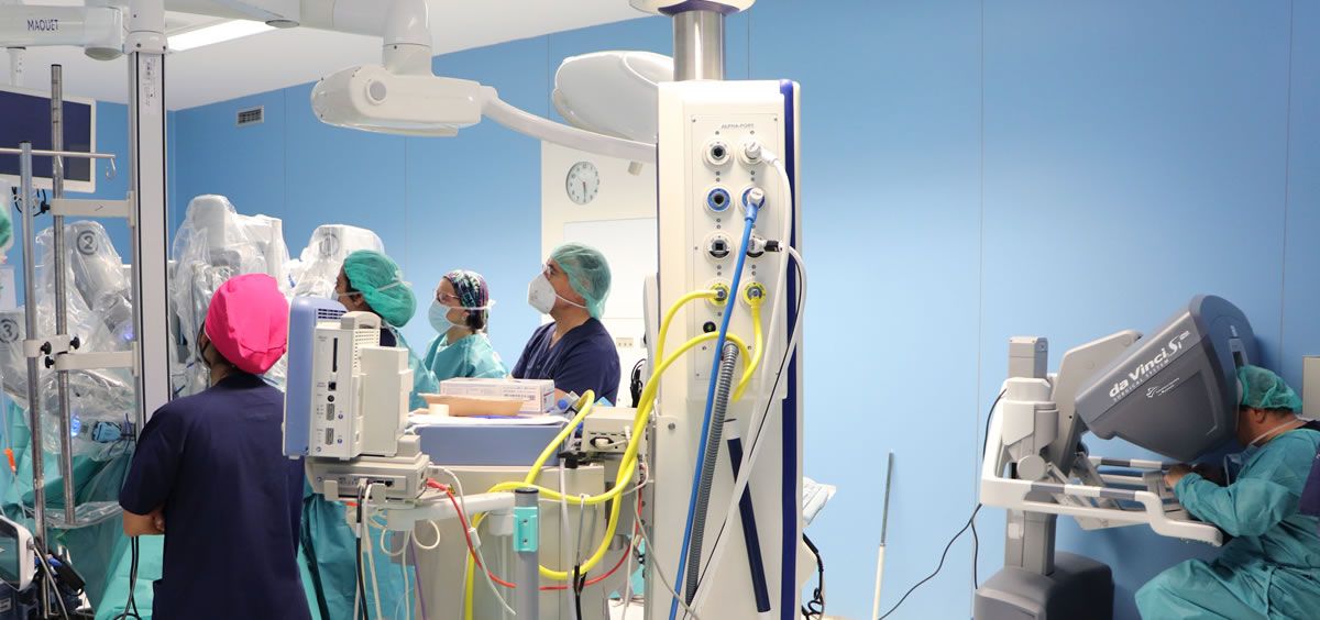 Cirugía robótica Da Vinci en Policlínica Gipuzkoa (Foto. Policlínica Gipuzkoa)