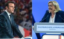Emmanuel Macron y Marine Le Pen, candidatos a la presidencia de la República Francesa para la segunda vuelta (Foto: ConSalud)