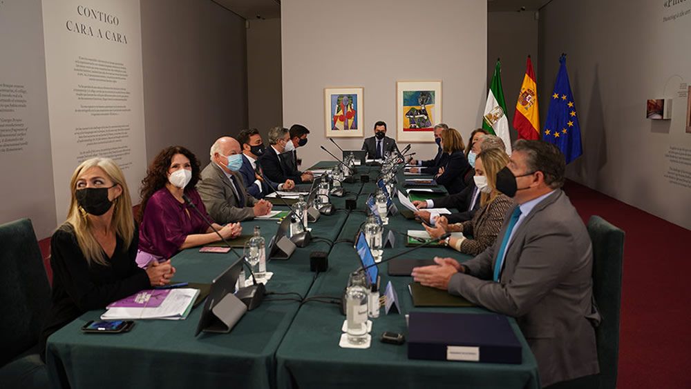 Un instante del Consejo de Gobierno (Foto. Junta de Andalucía)