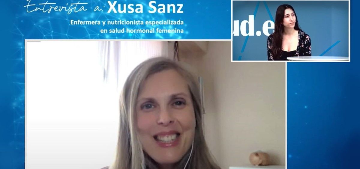 Entrevista a Xusa Sanz, enfermera y nutricionista especializada en salud hormonal femenina. (Foto. ConSalud TV)