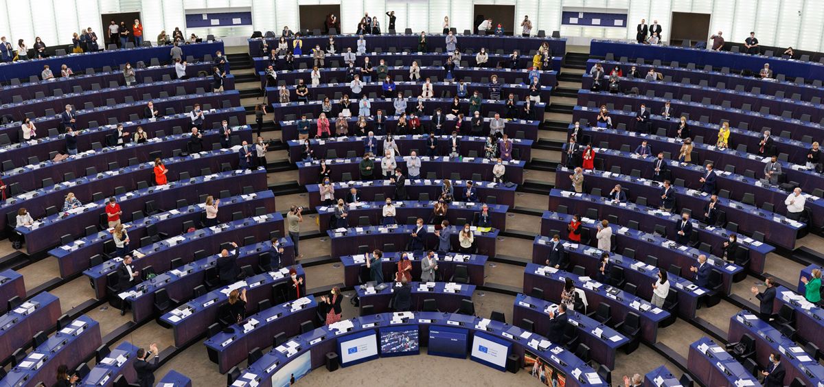 Pleno del Parlamento Europeo durante la Conferencia del Futuro de la UE (Foto: EP)