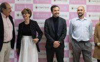 Alberto Garzón inaugura las jornadas 'El juego de mesa como herramienta en logopedia y psicología' (Foto. Consumo)