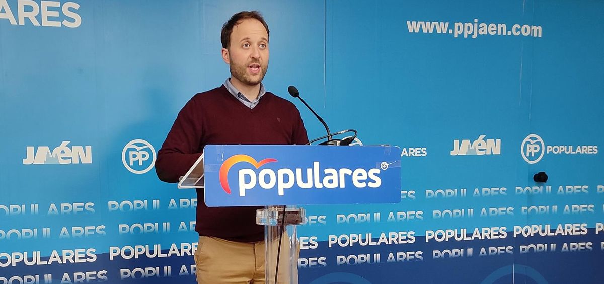 El presidente del PP de Jaén, Erik Domínguez (Foto: EP)