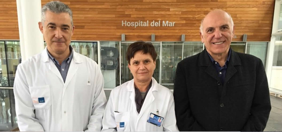 Los investigadores, de izquierda a derecha, Gabriel Vallecillo, Marta Torrens y Jaume Marrugat. (Foto.  Ciber)