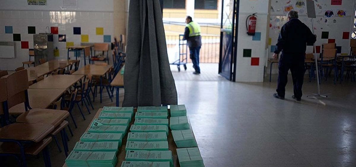 Imagen de un colegio electoral andaluz durante los últimos comicios autonómicos, celebrados en diciembre de 2018 (Foto: Andalucía)