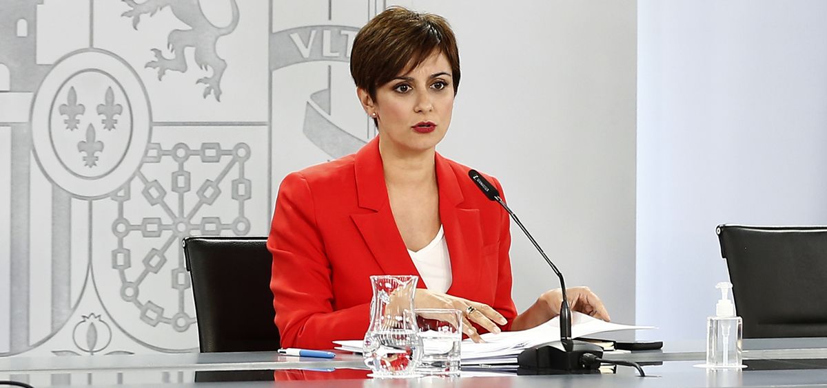 Isabel Rodríguez, portavoz del Gobierno y ministra de Política Territorial (Foto: Pool Moncloa / César P. Sendra)
