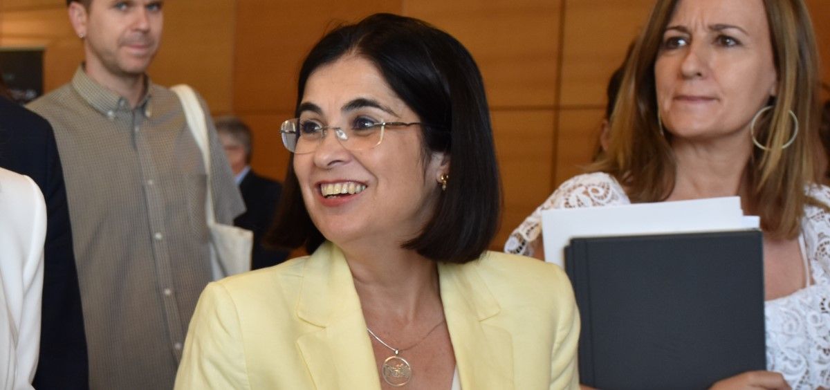 La ministra de Sanidad, Carolina Darias. (Foto. Ministerio de Sanidad)