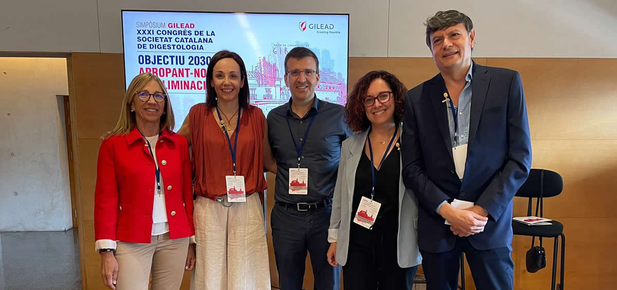 Foto de grupo del XXXI Congreso de la Societat Catalana de Digestología (Foto. Gilead)