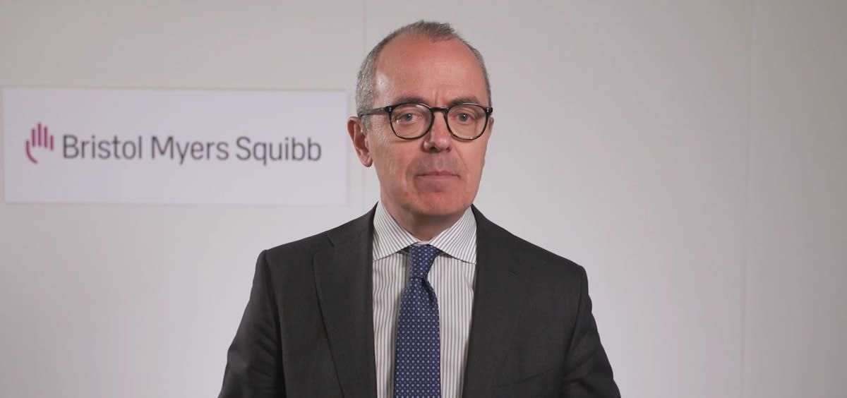 Giovanni Caforio, CEO de Bristol Myers Squibb. (Captura BMS)