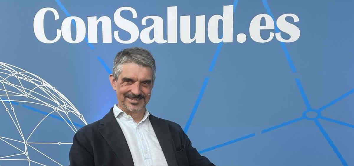 Jaume Pey, director general de anefp, en el plató de ConSalud TV