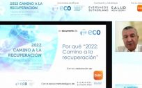 El presidente de la Fundación ECO, Rafael López , ha sido el encargado de introducir las conclusiones del trabajo “2022: Camino a la recuperación” (Foto: Fundación ECO)