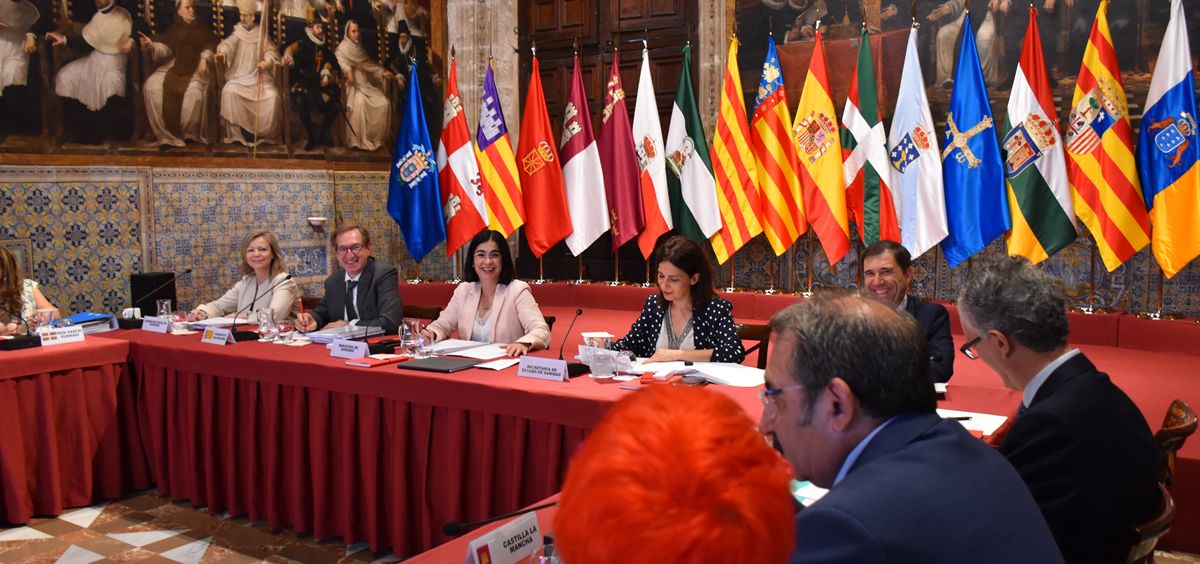 Carolina Darias, ministra de Sanidad, preside el Consejo Interterritorial que se celebra en Valencia (Foto: M. Sanidad)