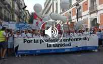 Manifestación de Enfermería en Madrid (Foto: Consalud.es)