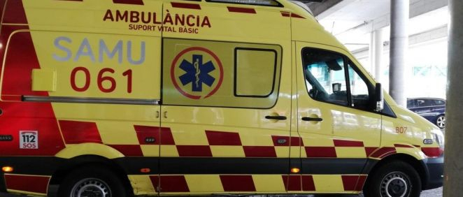 Una ambulancia de soporte vital básico del SAMU 061 de Baleares. (Foto. EP)