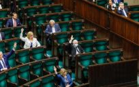 Una sesión del Parlamento de Polonia. (Foto. Grzegorz Banaszak Zuma Press)
