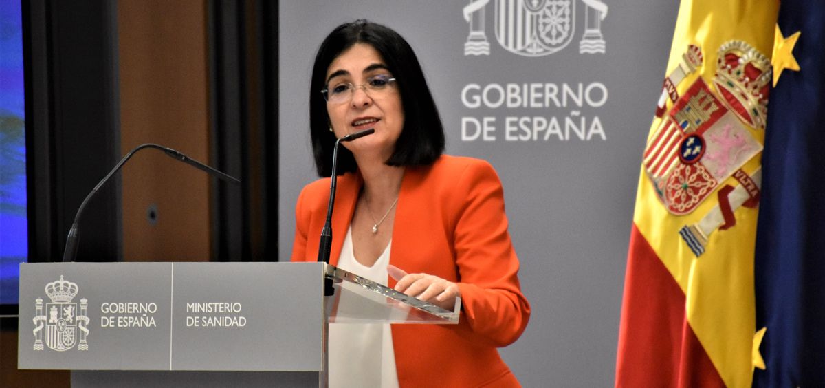 La ministra de Sanidad, Carolina Darias (Foto: M. Sanidad)