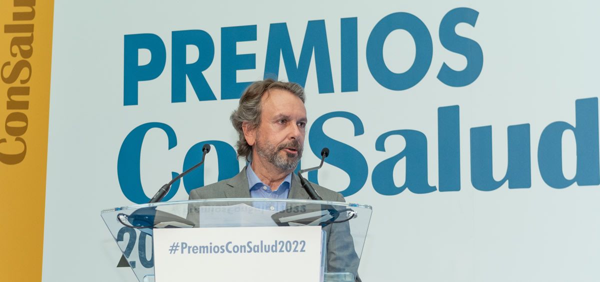 Ángel Bajils, director general de Air Liquide Healthcare Iberia, en los Premios ConSalud 2022