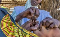 Vacunación contra la polio en África (Foto. WHO)
