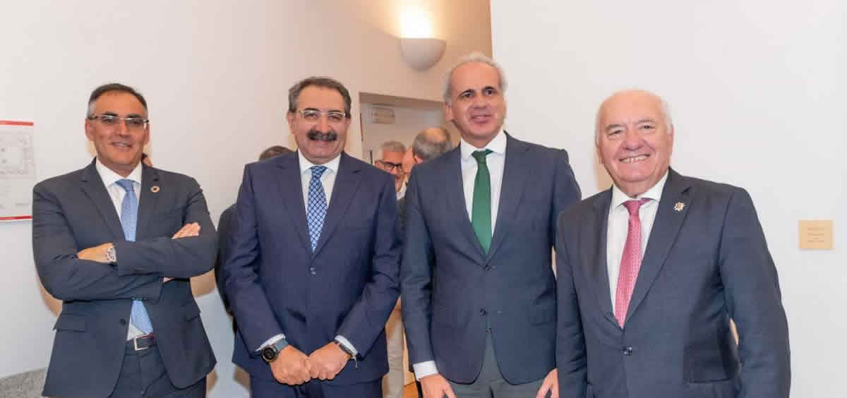 Raúl Pesquera, Jesús Fernández, Enrique Ruiz Escudero y Florentino Pérez