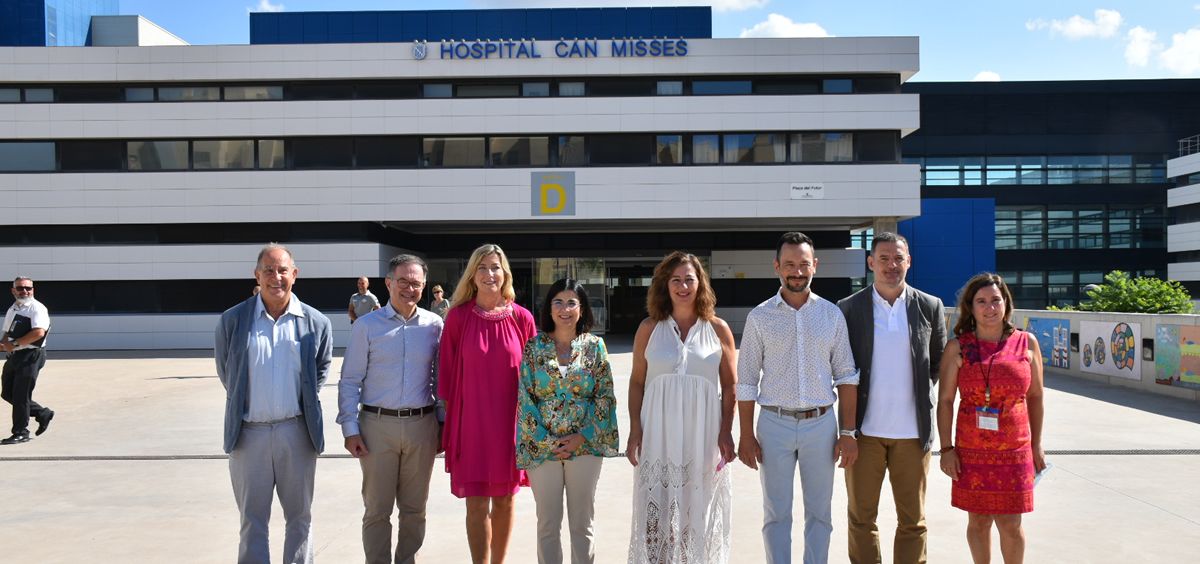 La ministra de Sanidad, Carolina Darias, visita el Hospital Can Misses en Ibiza (Foto: M. Sanidad)