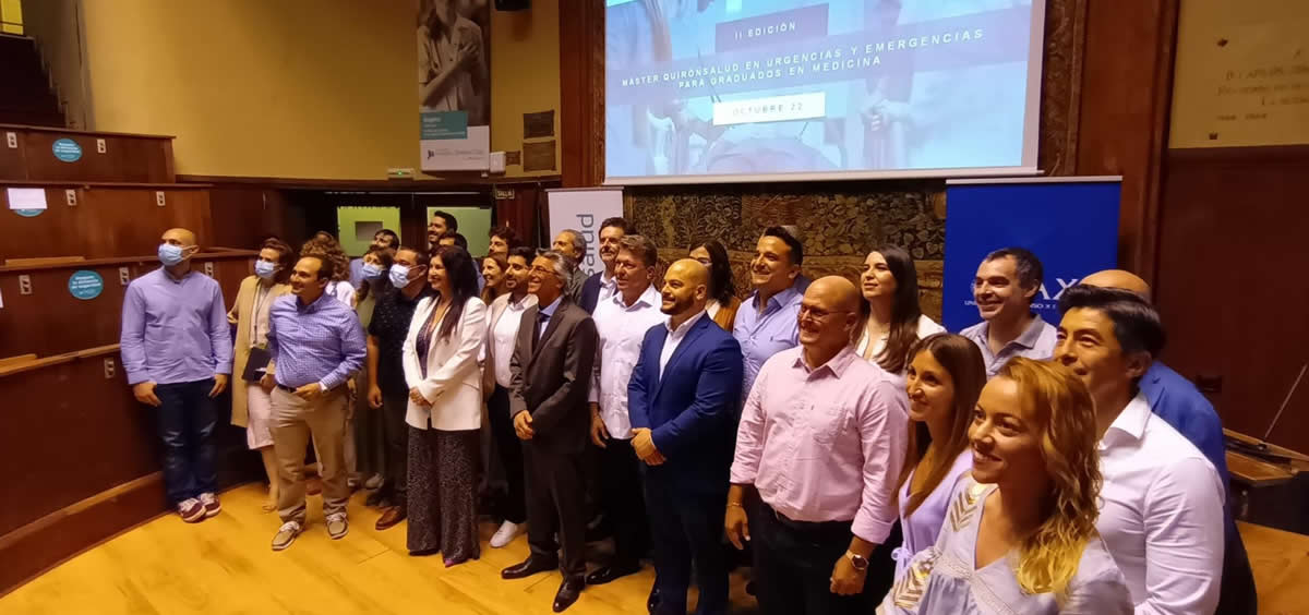 Clausura de la primera edición del Máster en Urgencias y Emergencias para médicos de la Universidad Alfonso X el Sabio y Quirónsalud (Foto: Quirónsalud)