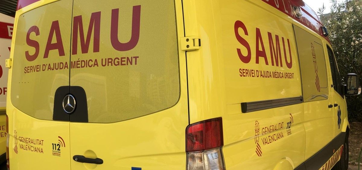 Ambulancia del SAMU en la Comunidad Valenciana. (Foto. SAMU CICU EP)