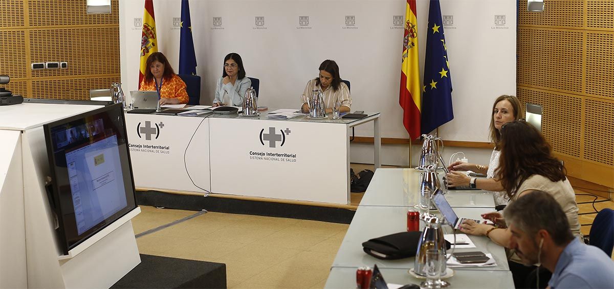 La ministra Carolina Darias preside el Consejo Interterritorial del SNS (Foto. Pool Moncloa. Javier de Amescua)