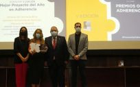 La Comunidad de Madrid recibe el premio a mejor proyecto del año en adherencia (Foto. Comunidad de Madrid)